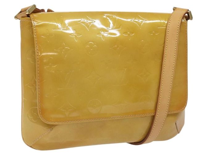 Louis Vuitton Thompson Street Monogram Vernis Medium Beige