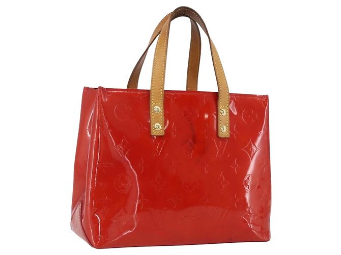 Borsa Louis Vuitton Reade Monogram Vernis PM Rosso