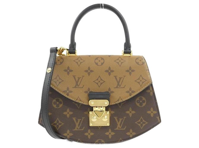 Sac à main Louis Vuitton Monogram Reverse Tilsit Marron