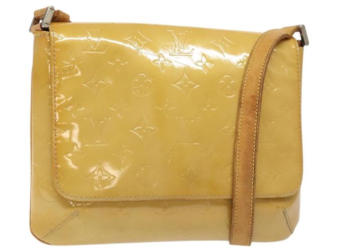 Louis Vuitton Thompson Street Monogram Vernis Medium Beige