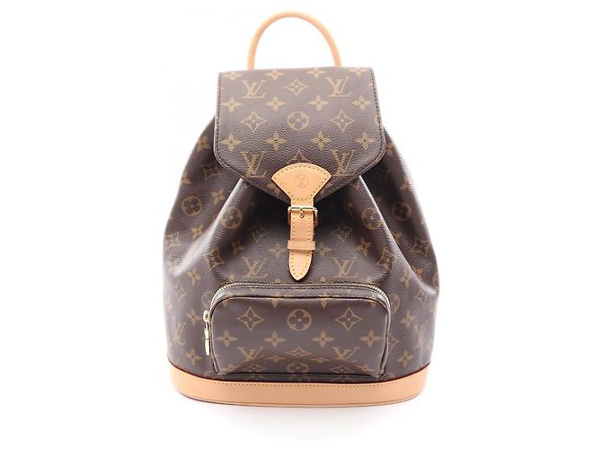 Mochila/Bolsa Louis Vuitton Montsouris PM Monogram Marrom