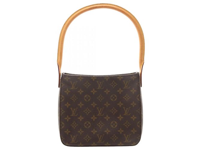 Borsa a Spalla Louis Vuitton Looping MM Marrone