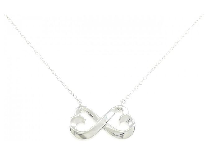 Tiffany & Co Collar Tiffany Double Loving Heart Plata