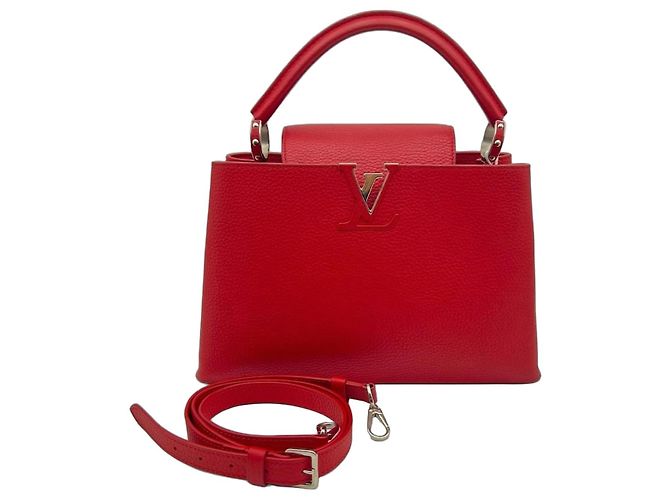 Louis Vuitton Capucines BB Handtasche Rot