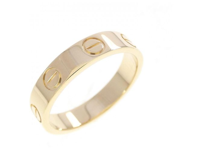 Anillo Cartier Mini Love Dorado