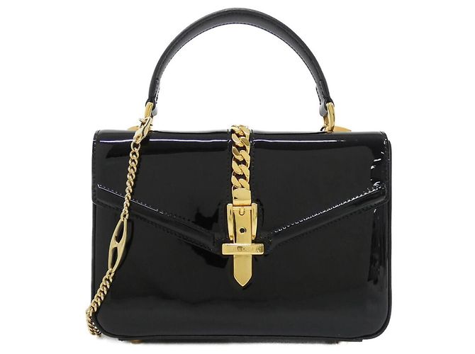 Bolsa Gucci SYLVIE 1969 Preto