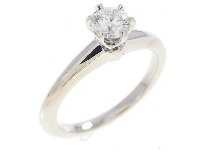 Tiffany & Co Tiffany Classic Solitaire Band Ring 0.29CT