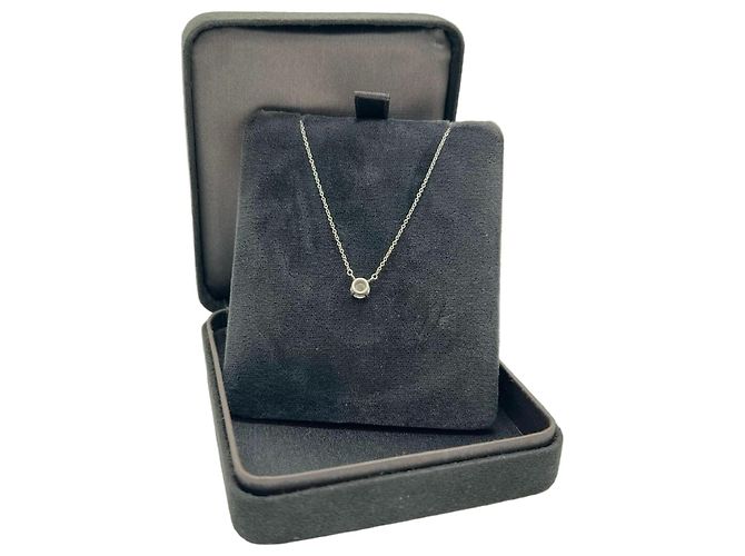 Collar de diamante Tiffany & Co. en platino Plata