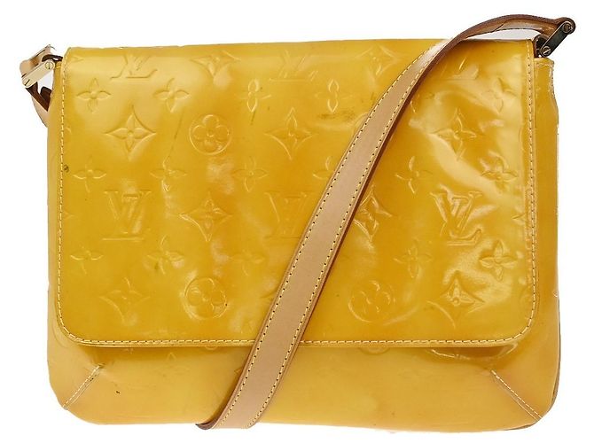 Louis Vuitton Thompson Street Monogram Vernis Medium Jaune