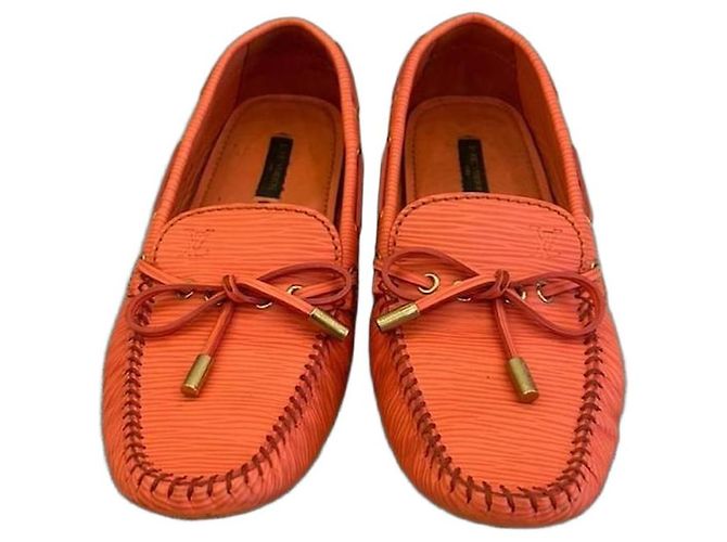 Mocasines mujer Louis Vuitton naranja