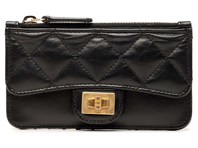Monedero Matelassé Chanel Negro