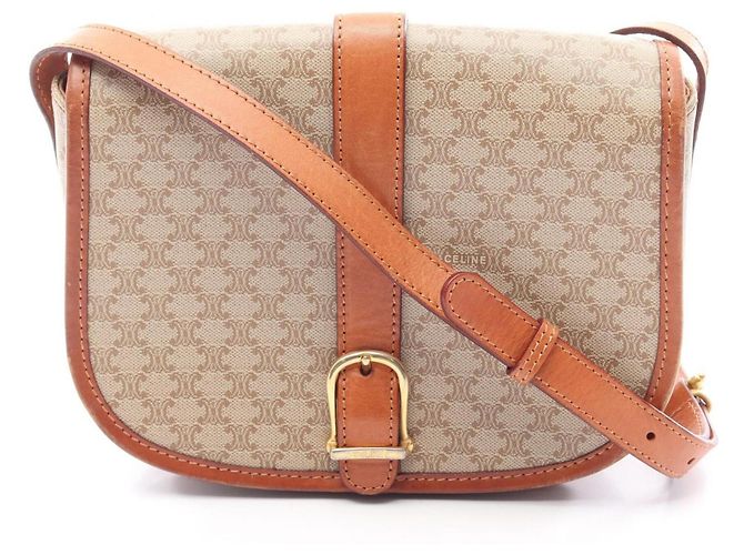 Céline Borsa a Spalla Celine Triomphe Marrone Beige 