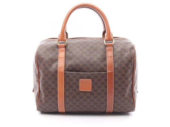 Céline Bolsa Celine Macadam Marrom