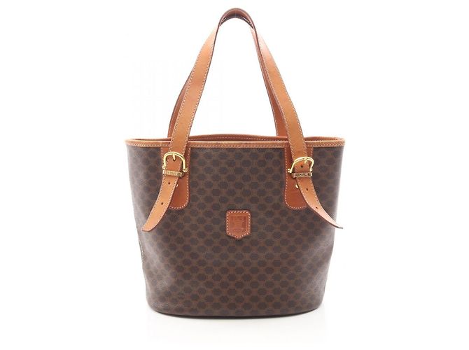 Céline Sac cabas Celine Macadam Marron