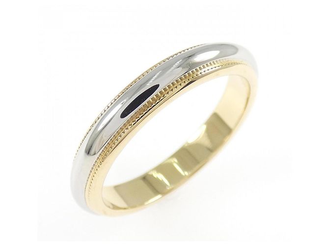 Anello Milgrain Tiffany & Co. D'oro 