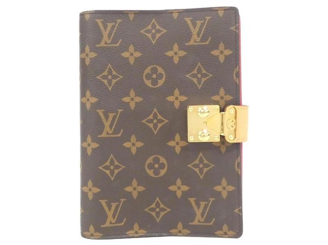 Louis Vuitton Monogram Couverture Carnet Paul Organizer Marrone Monogramma