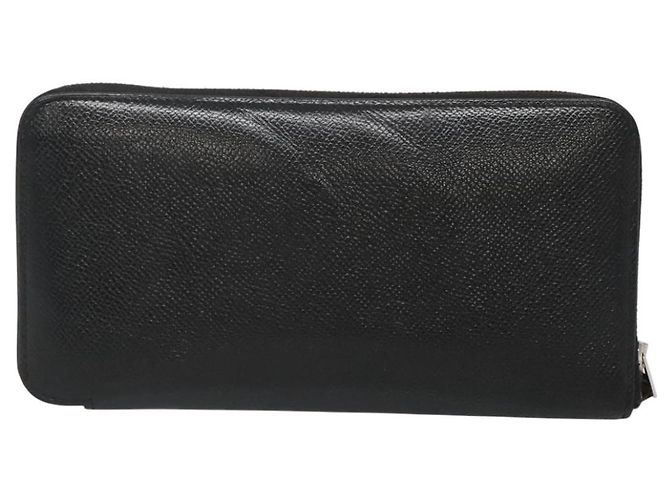 Hermès Hermes Azap Zip Around Silk'in Epsom Long Black