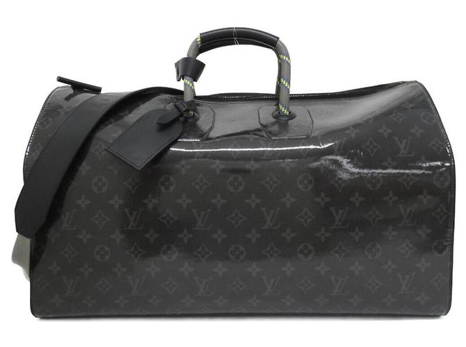 Louis Vuitton Monogram Eclipse Keepall Bandoulière 50cm Noir Monogramme