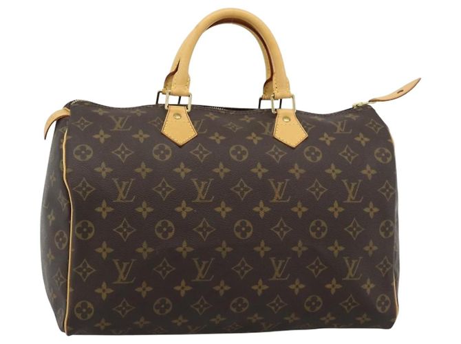 LOUIS VUITTON Bolsa Monogram Speedy 35 M41524 LV Auth 183617V