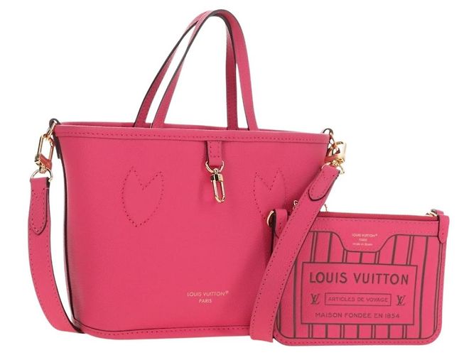 Bolsa LOUIS VUITTON Neverfull Inside Out BB Lords Pondicherry M12106 Auth 181654SM Monograma
