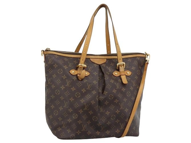 LOUIS VUITTON Borsa Tote Monogram Palermo GM M40146 LV Auth ep14636A Monogramma