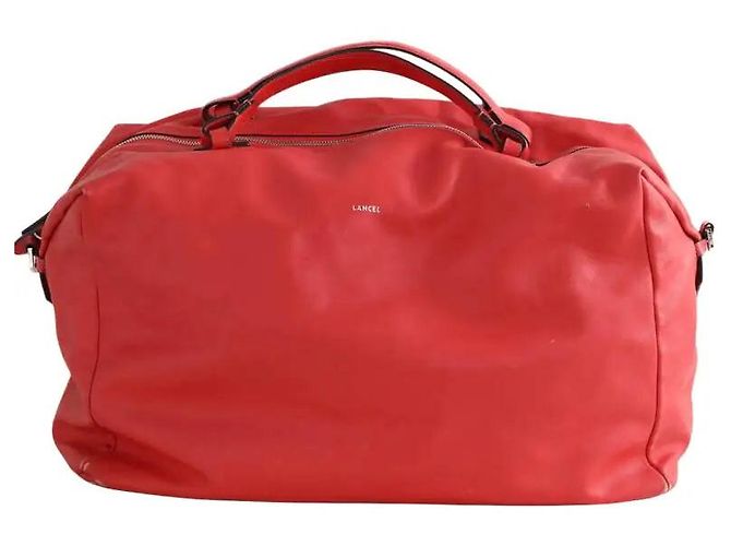 Lancel POP MM Reisetasche rot