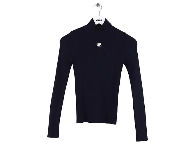 Courreges Blauer Pullover