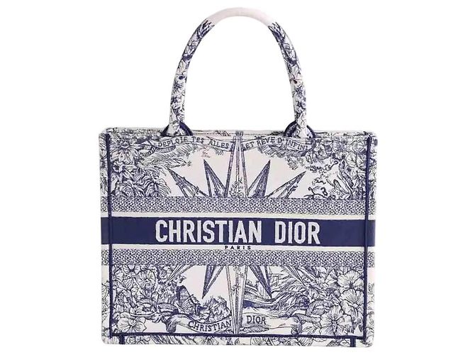 Book Tote Dior Cabas bleu