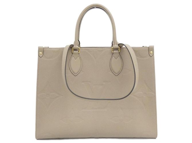Bolsa Louis Vuitton Monogram Empreinte OnTheGo MM Cinza