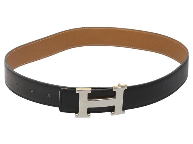 Hermès Hermes Constance Reversible Belt Leather Medium Black