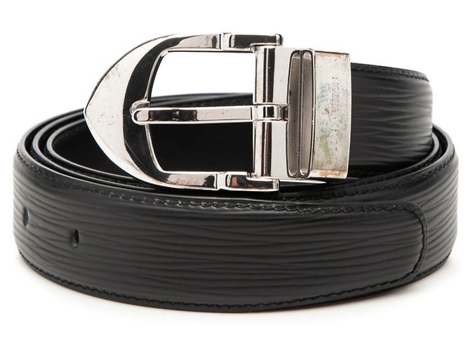 Louis Vuitton Epi Ceinture Classic Belt Black