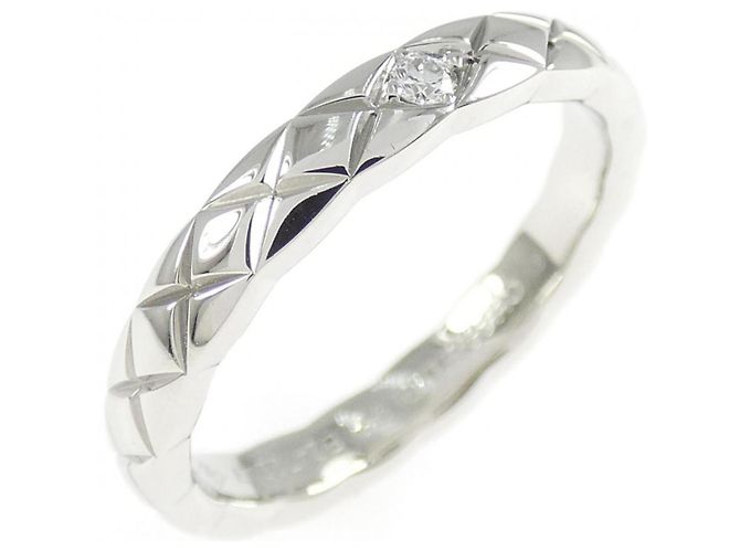 Chanel Coco Crush Ring Small in Platin mit Diamant