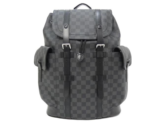 Louis Vuitton Damier Graphite Christopher MM Backpack Damier ebene