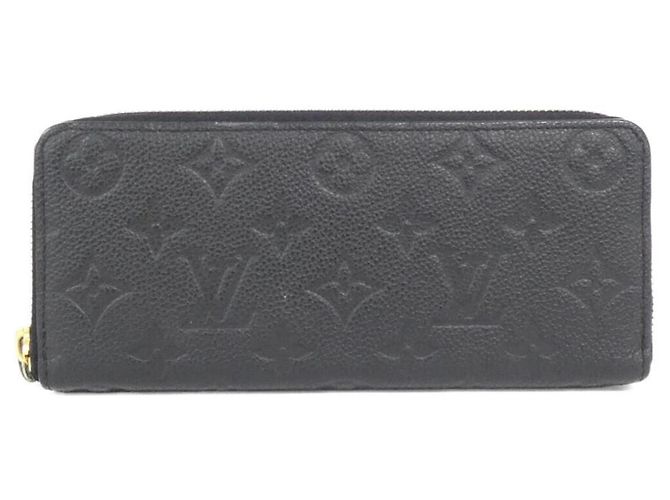 Portafoglio Clemence Monogram Empreinte Louis Vuitton Nero