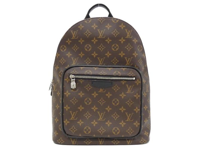 Sac à dos Louis Vuitton Monogram Macassar Josh M45349 Marron