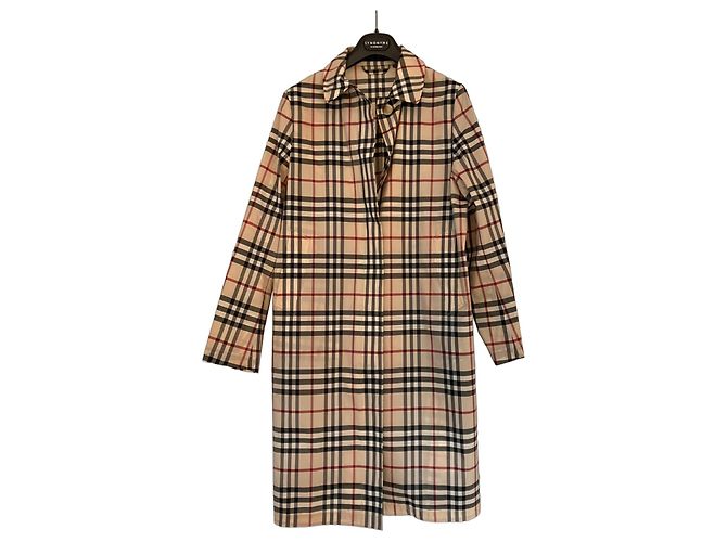 Burberry Trenchcoat mit Karomuster