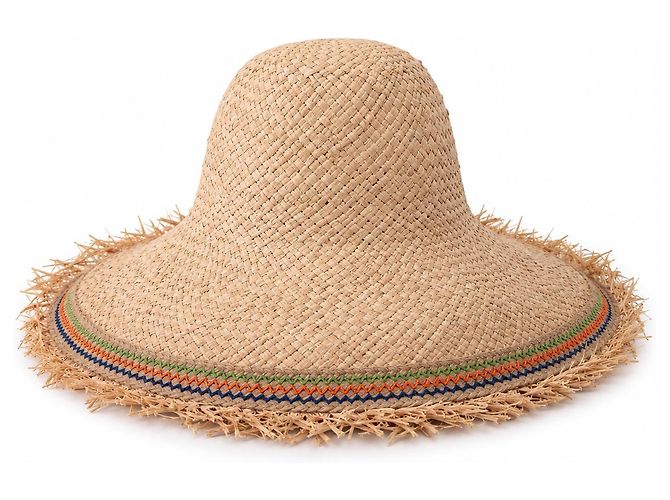 Autre Marque LD Carey NY Oversized Stroh-Sonnenhut