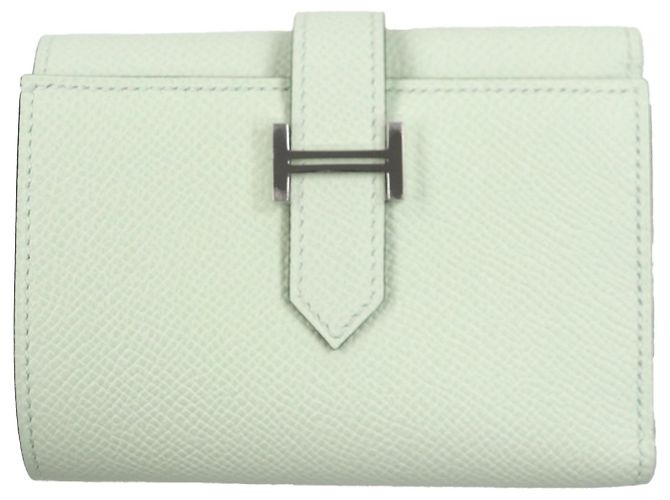 Portafoglio Trifold Hermès Bearn Combination Epsom Verde