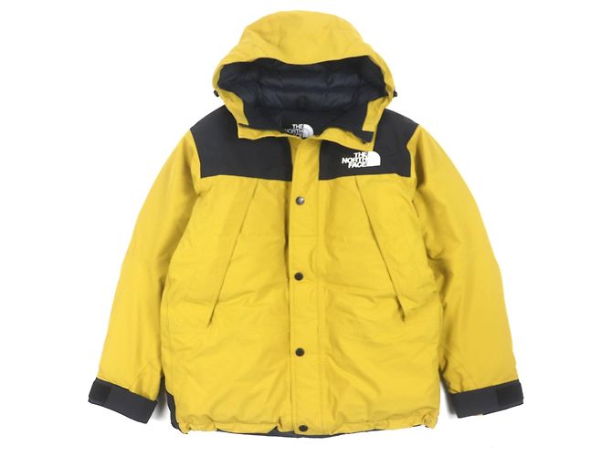 THE NORTH FACE Mountain Down Jacket Down Jacket Black Yellow