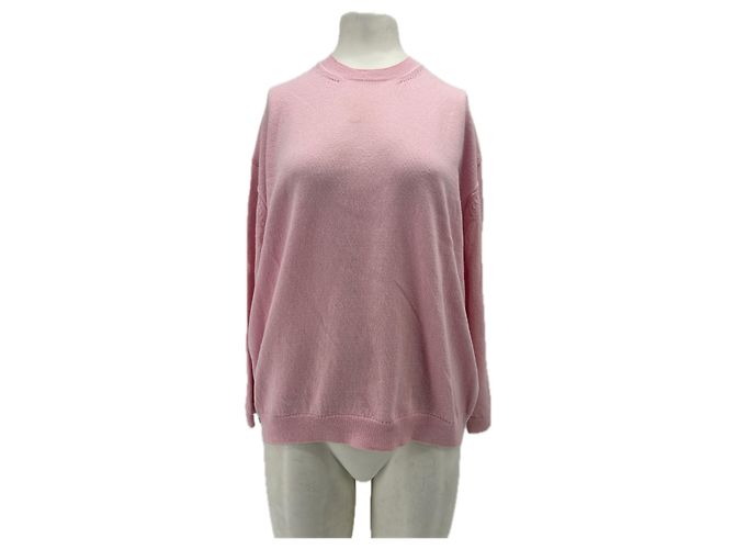 Autre Marque Jersey BITE rosa de lana cuello redondo S