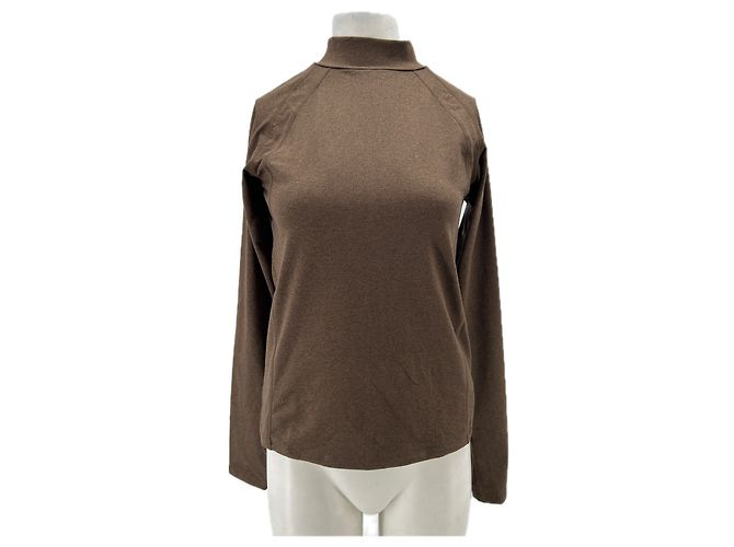 Autre Marque Langarm-Top braun
