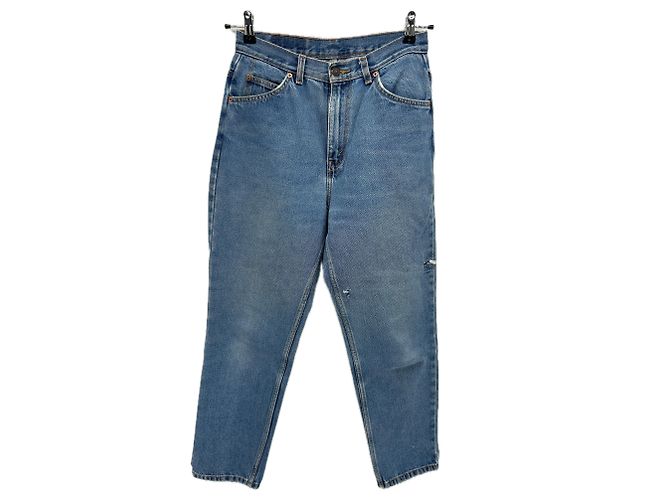 Vaqueros rectos azules Levi's de algodón talla 26 