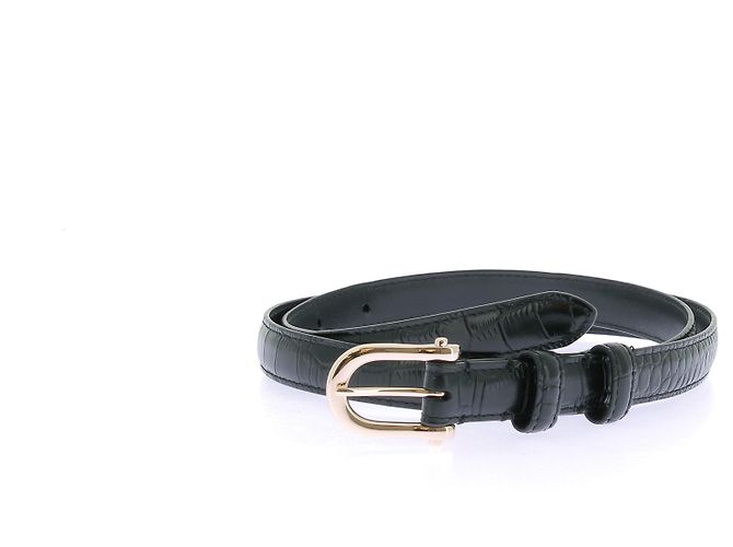 Autre Marque Cinturón de charol Negro