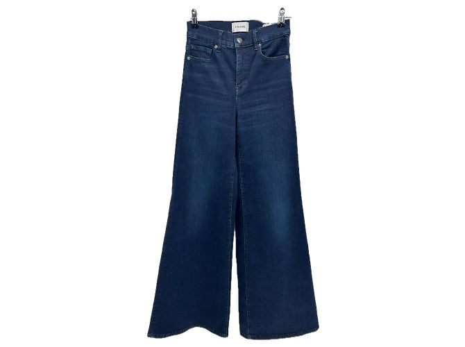 Vaqueros de cintura alta azul oscuro Frame Denim
