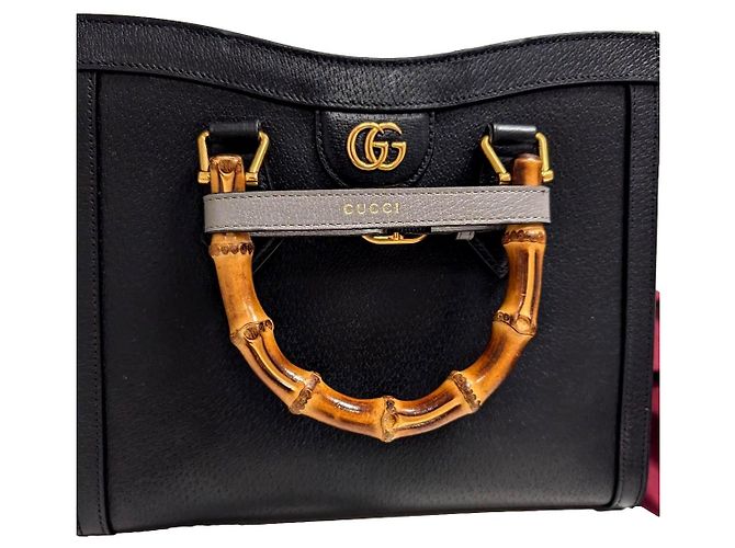 Gucci Borsa a mano da donna Marrone Nero