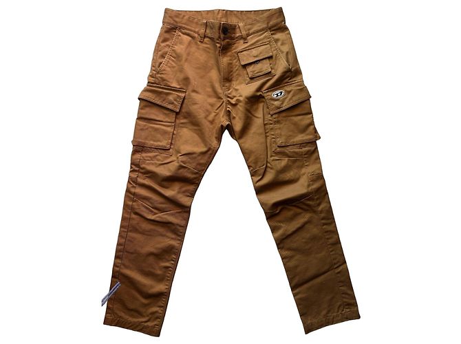 Diesel Pantaloni Cargo in Cotone Marroni Marrone