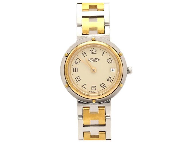 Relógio Hermès Clipper Combination SSxGP Quartz