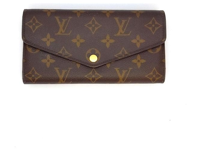 Cartera larga Sarah Monogram Louis Vuitton Negro