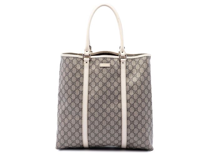 Tote verticale Gucci Beige GG Supreme Joy