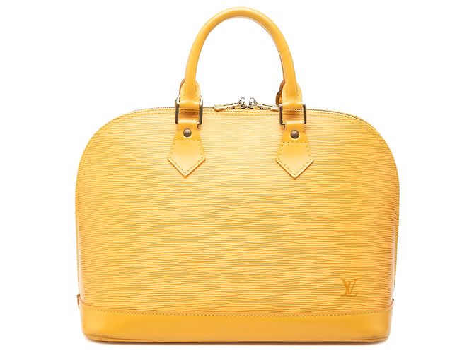 Louis Vuitton Yellow Epi Alma PM